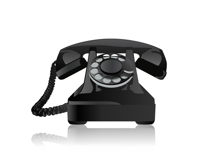 Old fashioned telephone